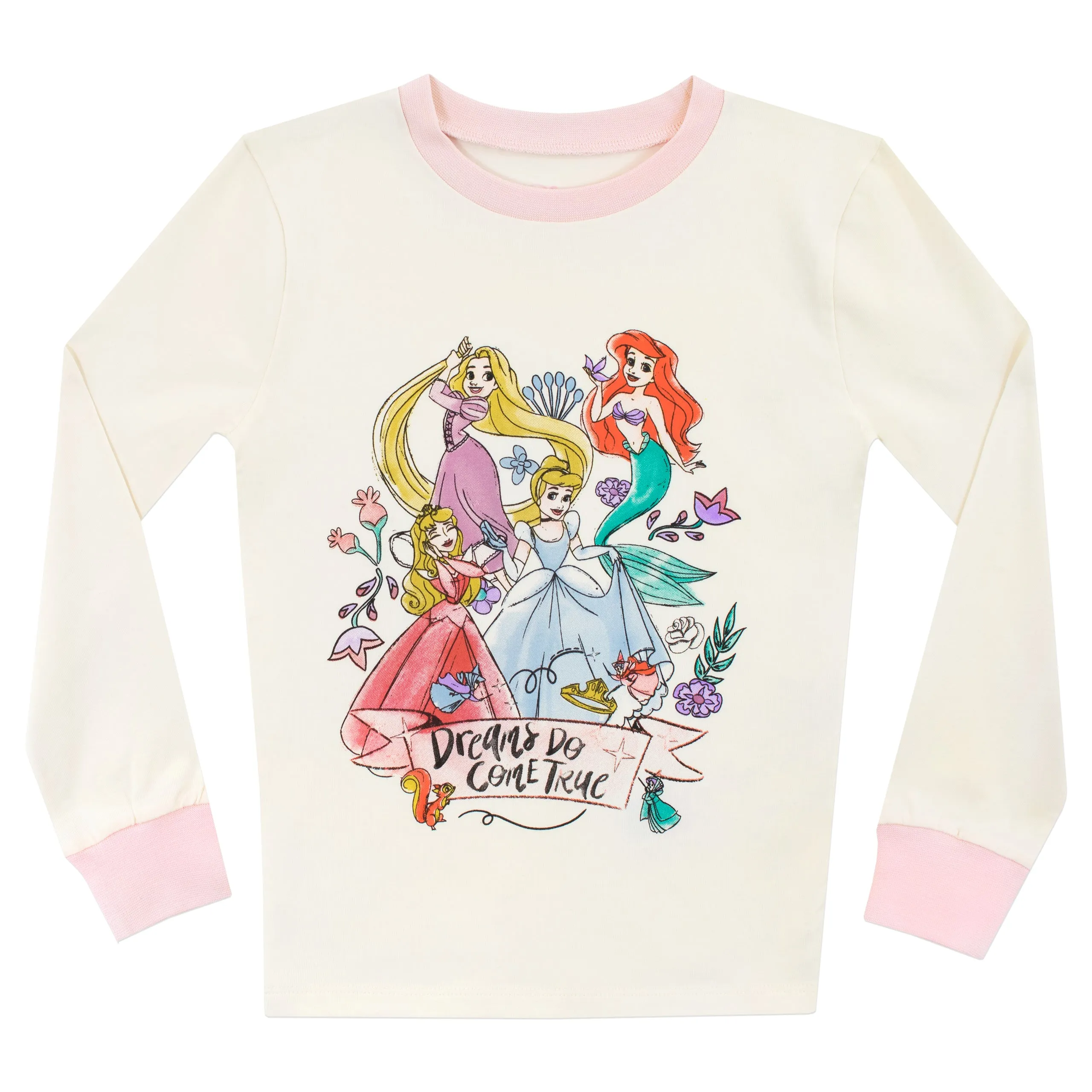 Girls Disney Princess Pajamas