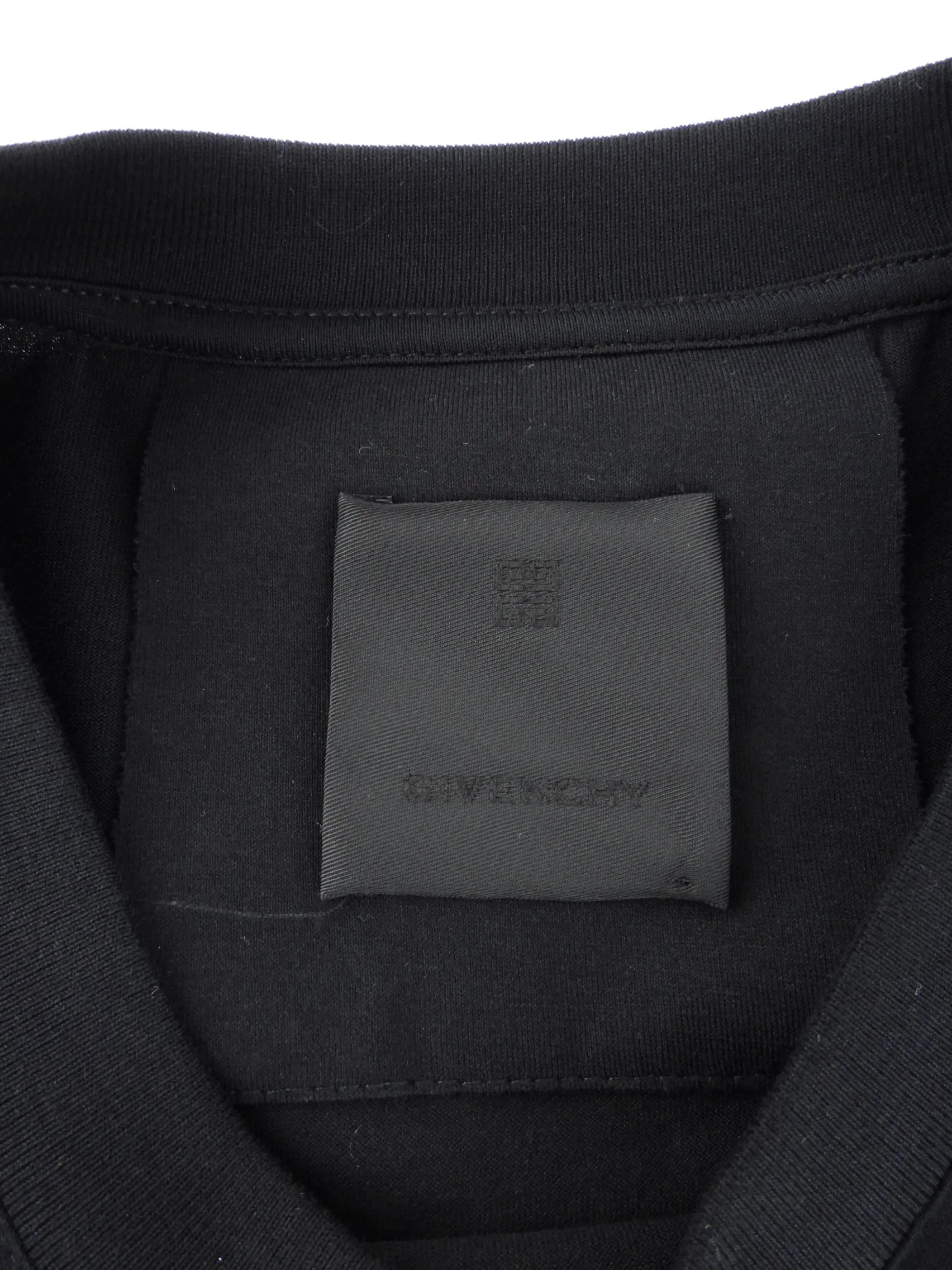 Givenchy Black Cotton Printed T-Shirt - L