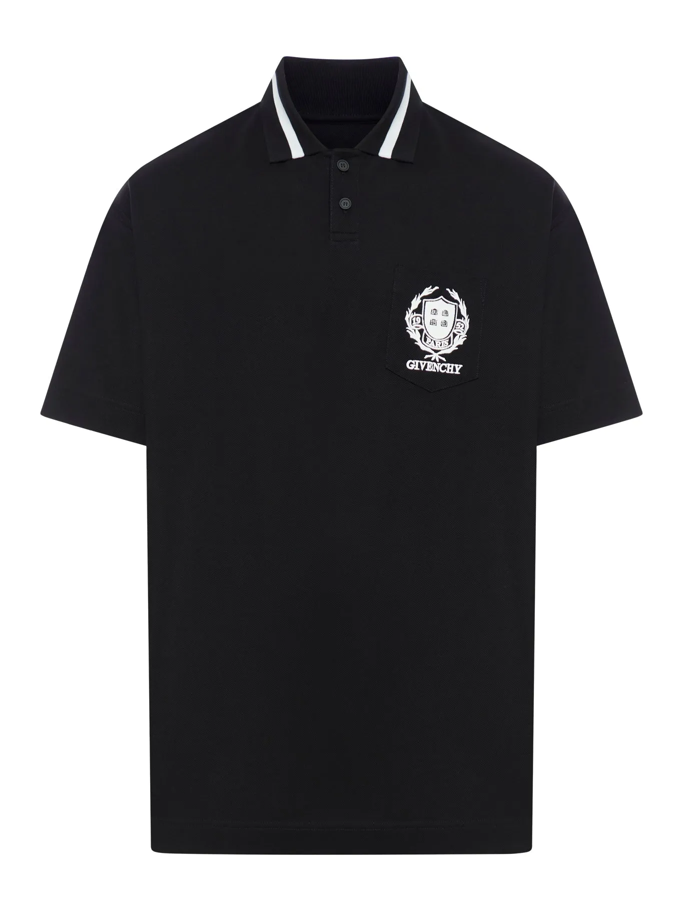 GIVENCHY Crest polo shirt in cotton