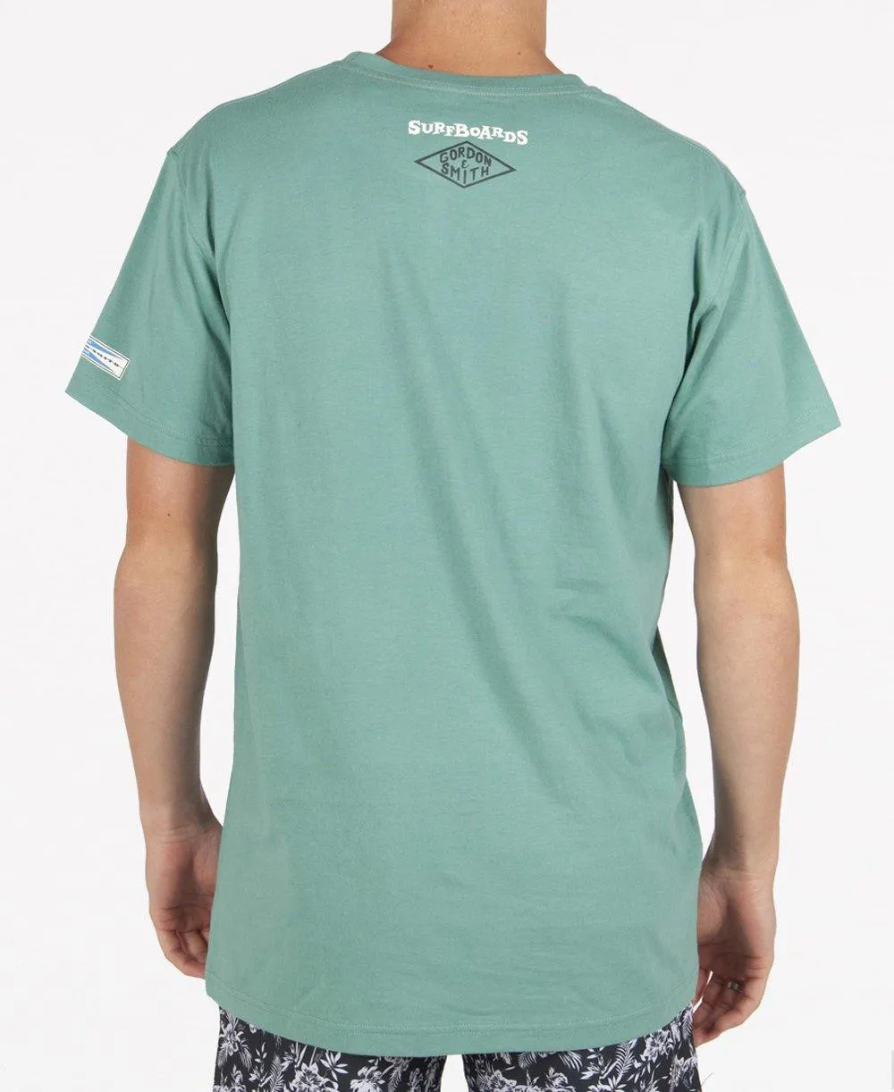 GS 59 Font Tee | Surf Green