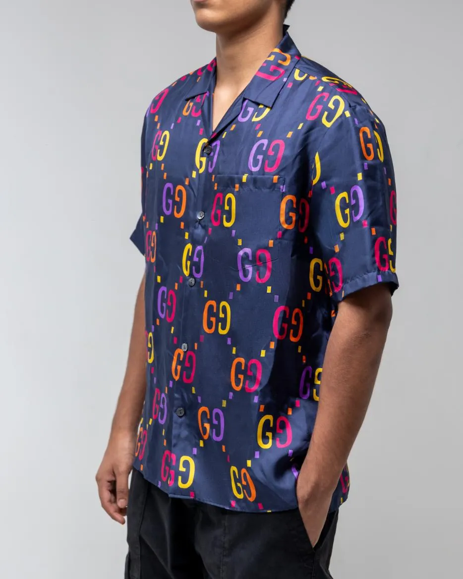 GUCCI JUMBO SILK BOWLING SHIRT