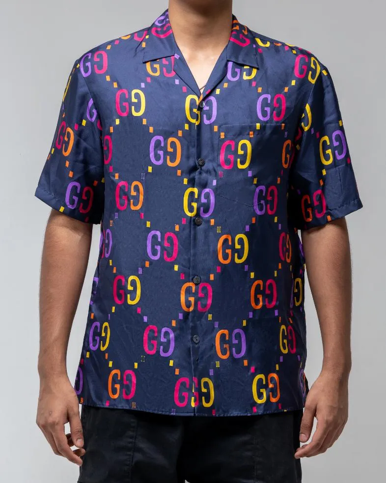 GUCCI JUMBO SILK BOWLING SHIRT