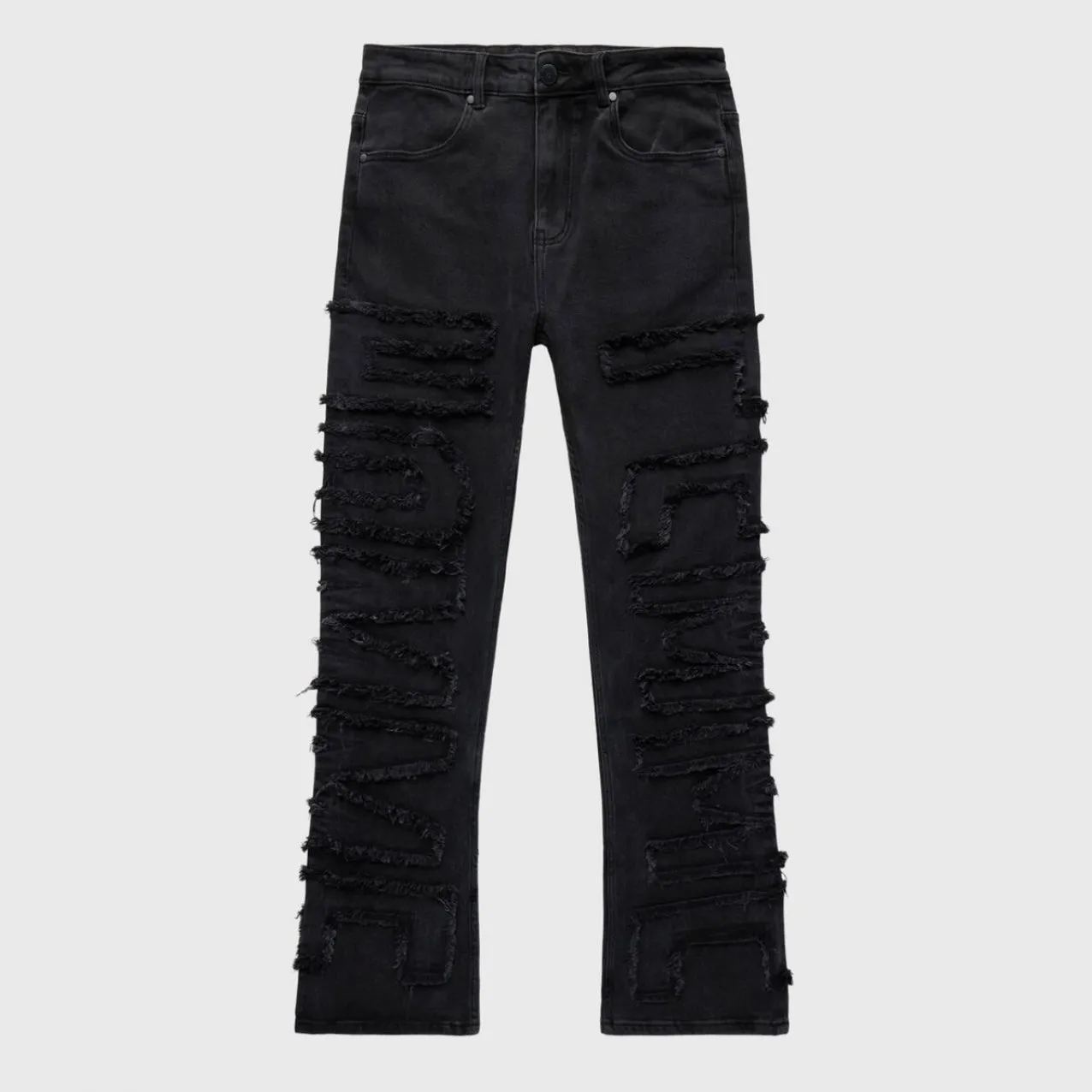 Homme Femme Twilight Washed Black Jeans