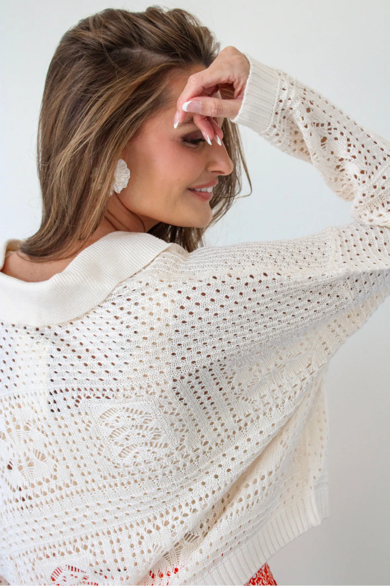 Ibiza Crochet Sweater