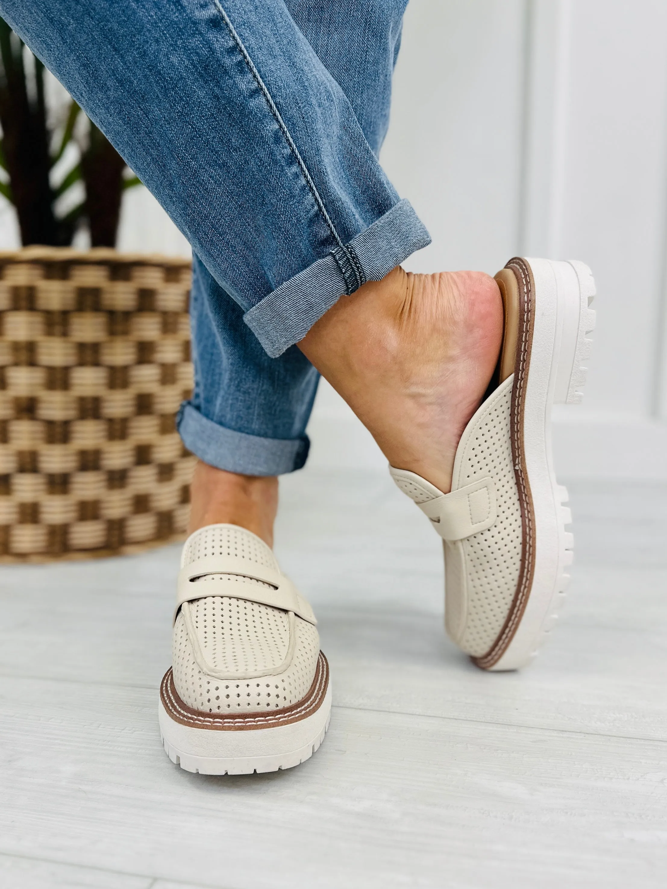 I'm Walking On Sunshine Mules In Ivory