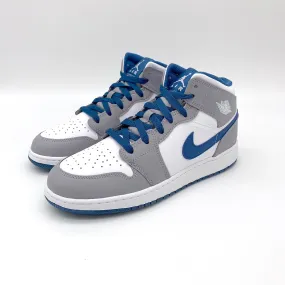 Jordan 1 Mid True Blue Cement