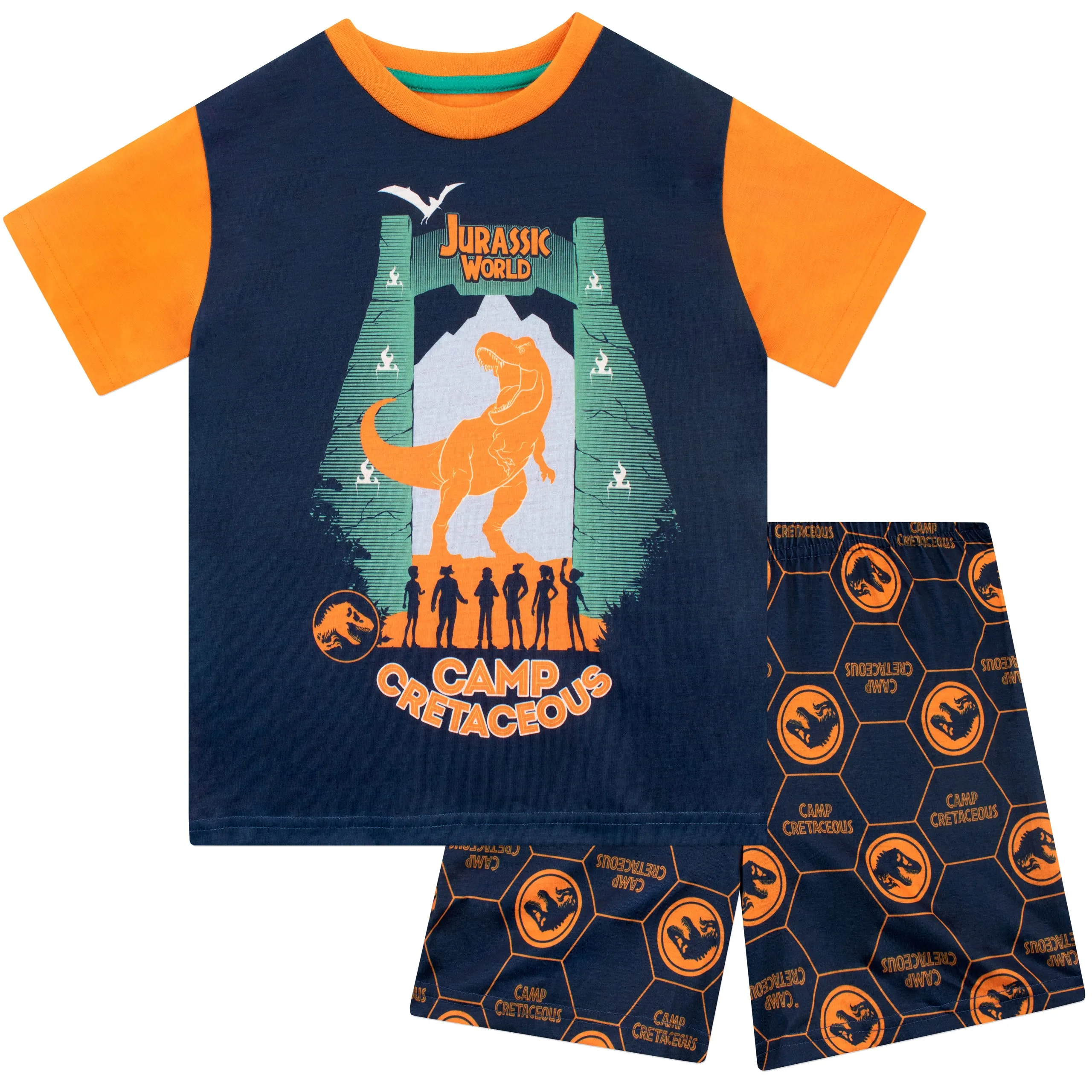 Jurassic World Short Pajamas - Camp Cretaceous