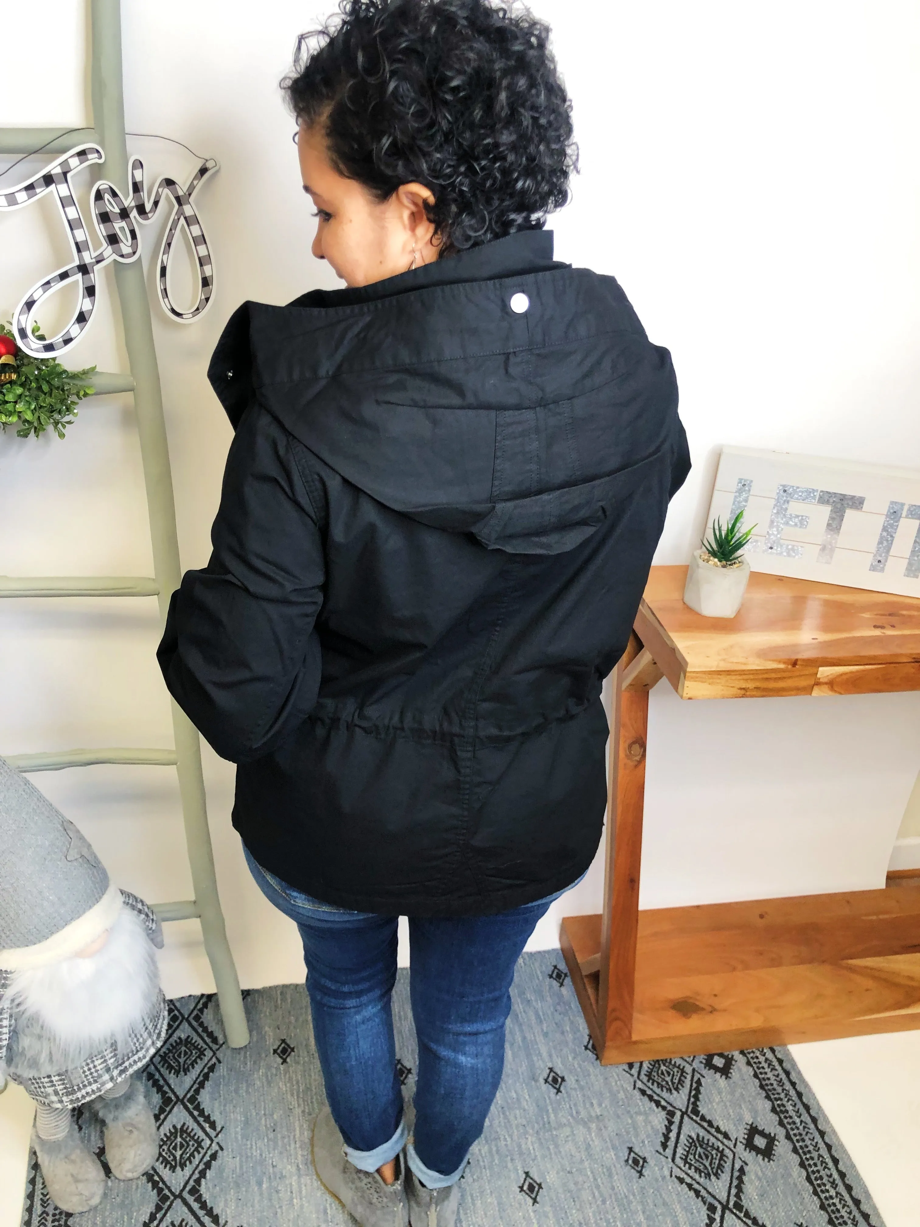 #L560 Trendy Temptation Utility Jacket (Black)