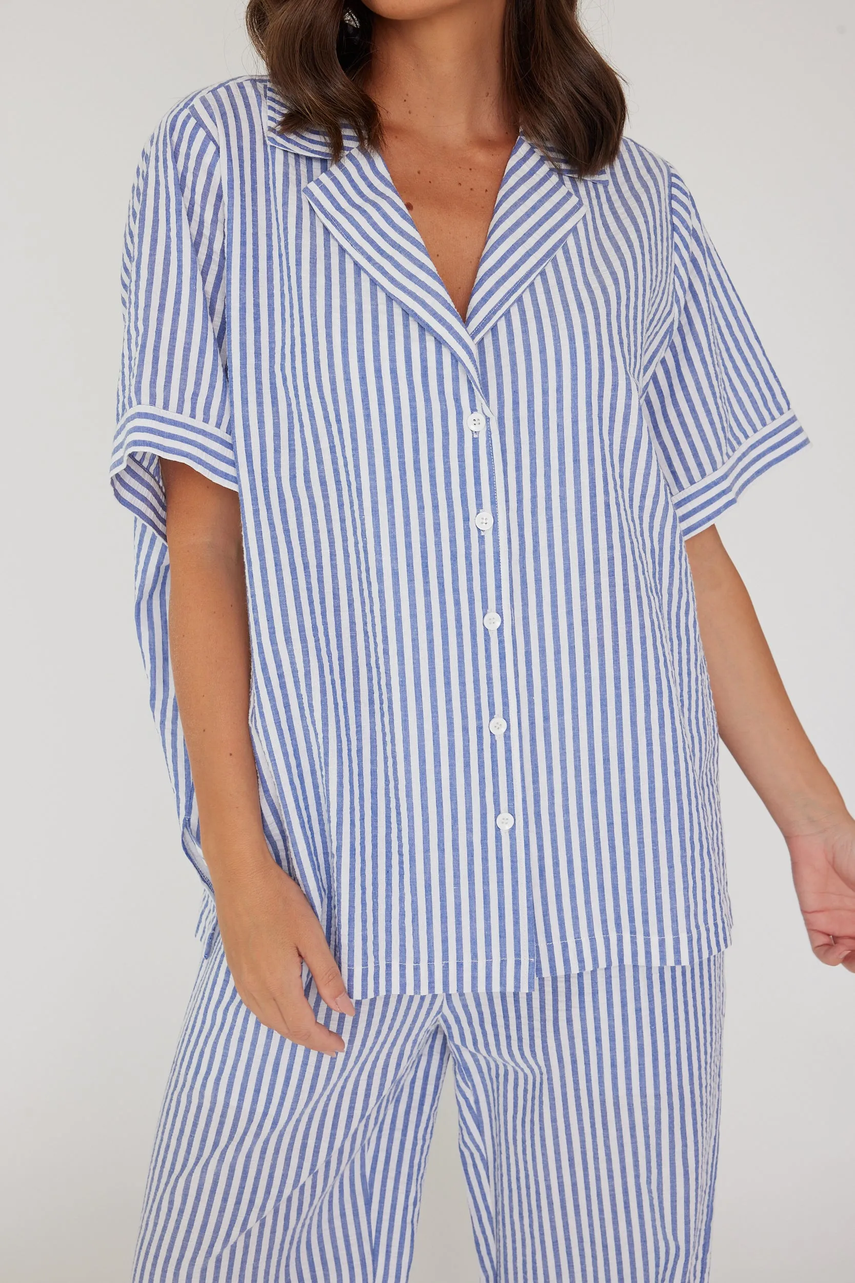 LOUIS Shirt Blue Stripe