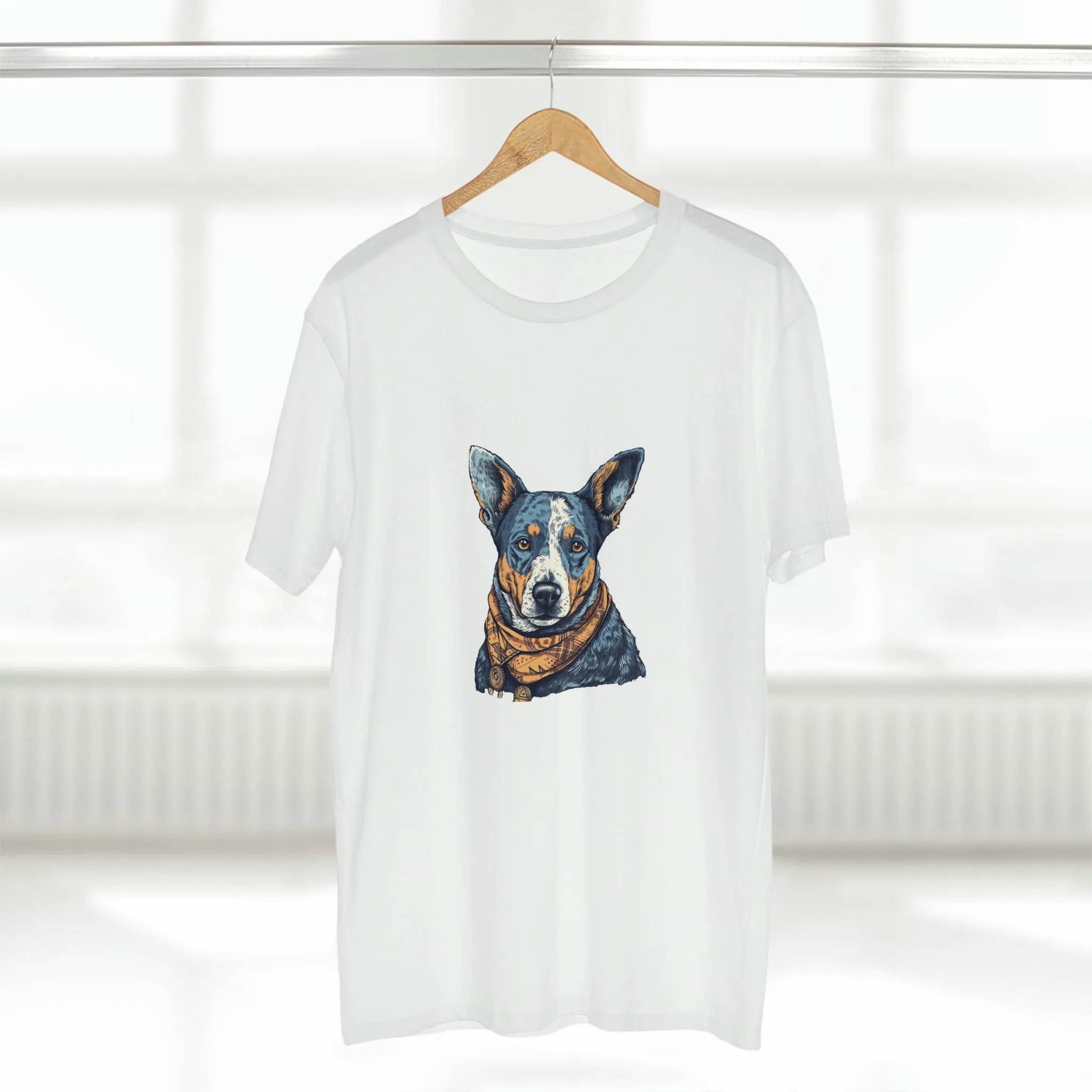 Men's Blue heeler Crew Neck T-shirt