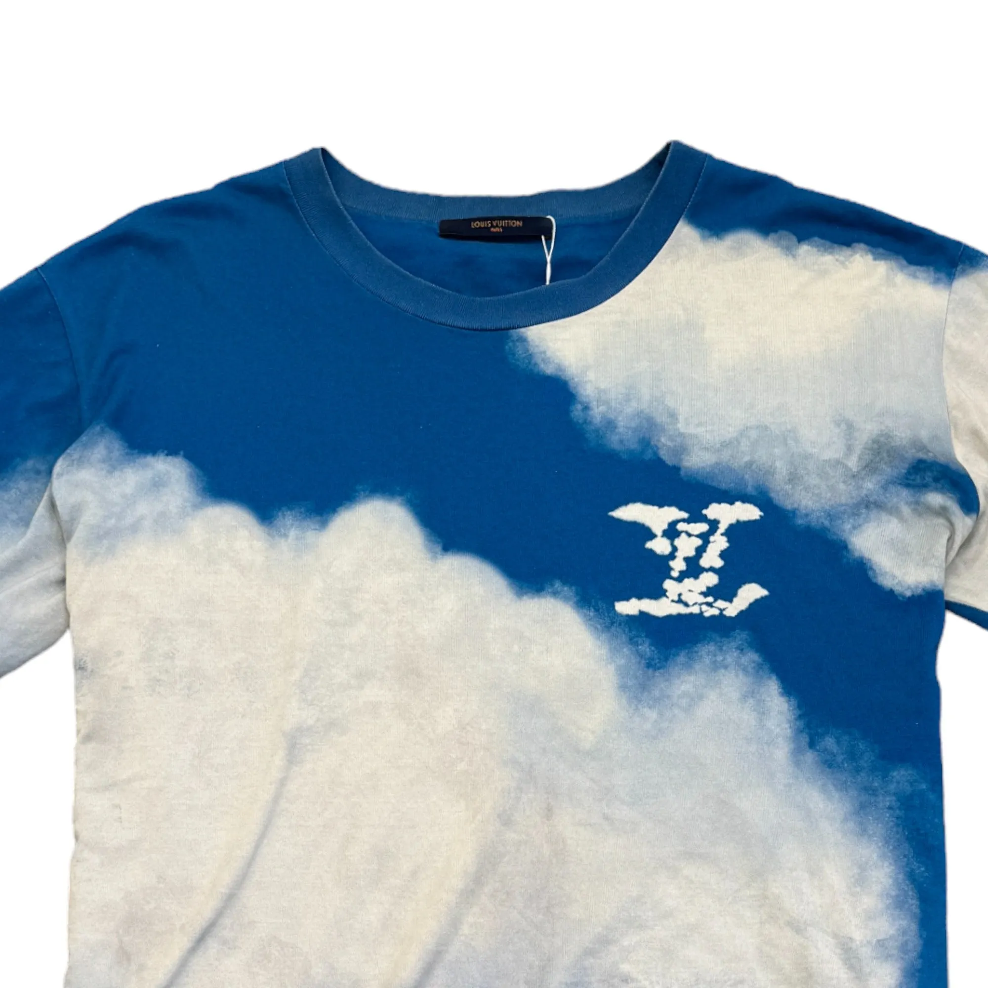 Men's Cloud T-Shirt Blue Size 4XL