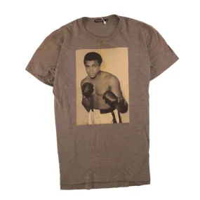 Men's Muhammed Ali T-Shirt Grey Size IT 52 / UK XL