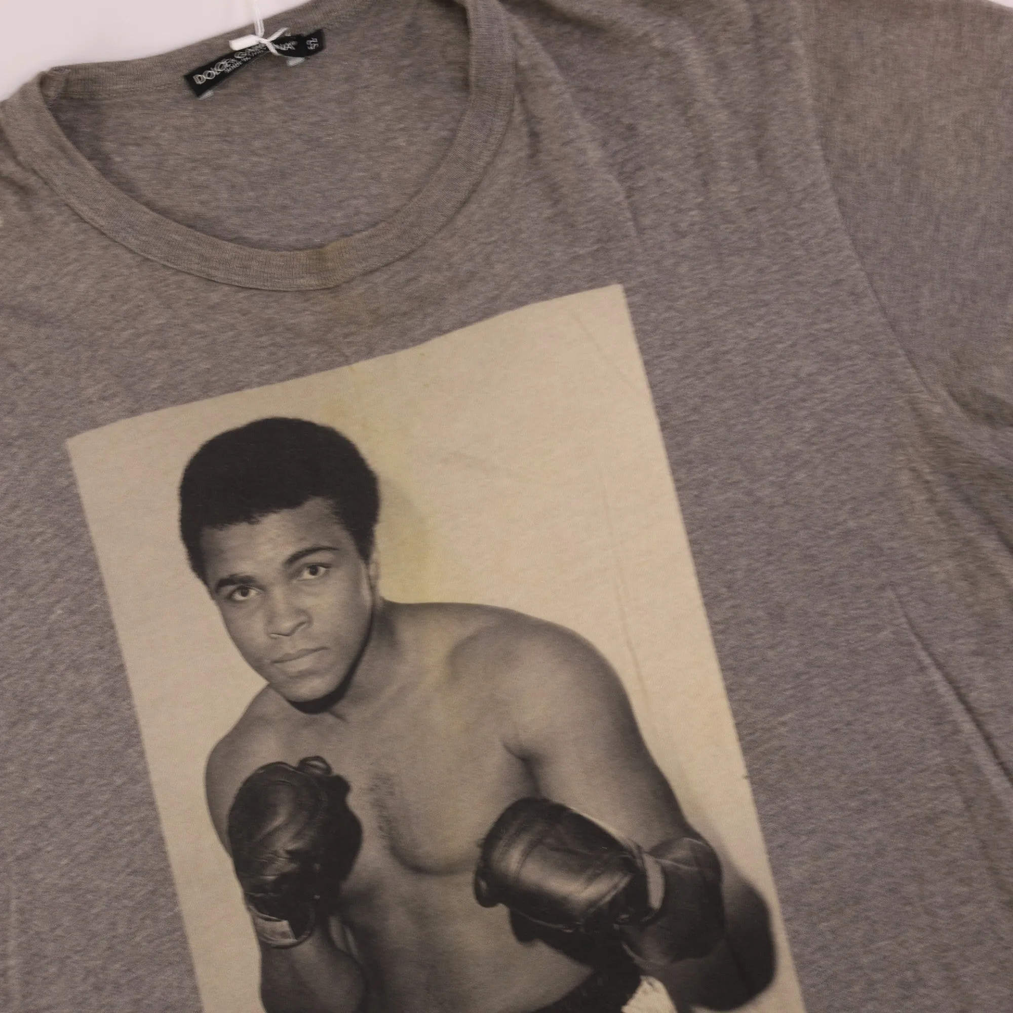 Men's Muhammed Ali T-Shirt Grey Size IT 52 / UK XL