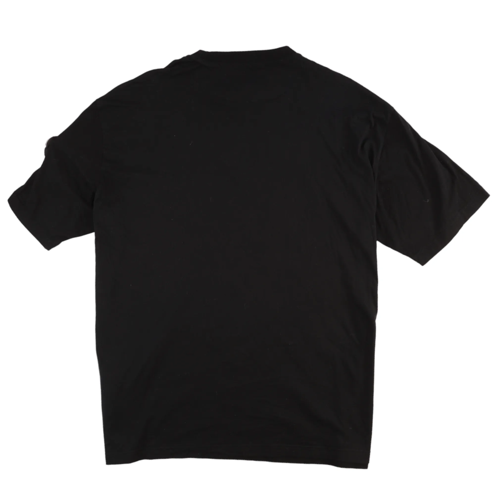 Men's Oversized Arm Pocket T-Shirt Black Size M