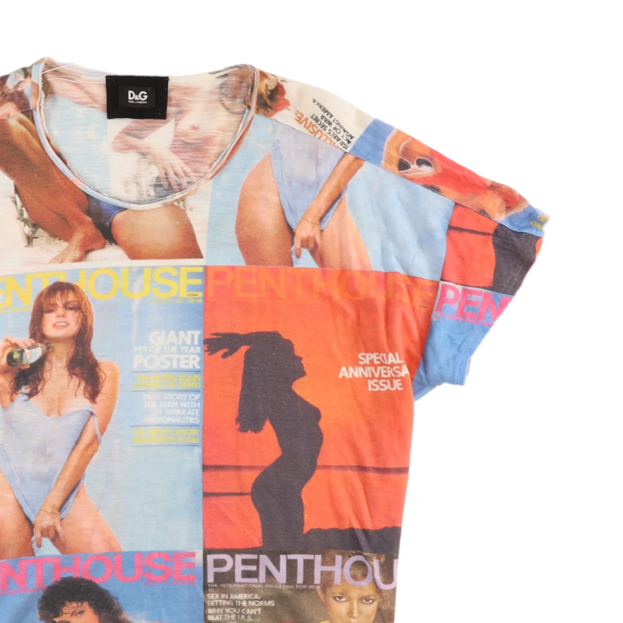 Men's Poster Girl T-Shirt Multi-Coloured Size IT 48 / UK M