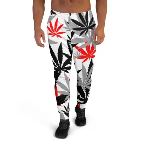 Men's Red Leaf Joggers