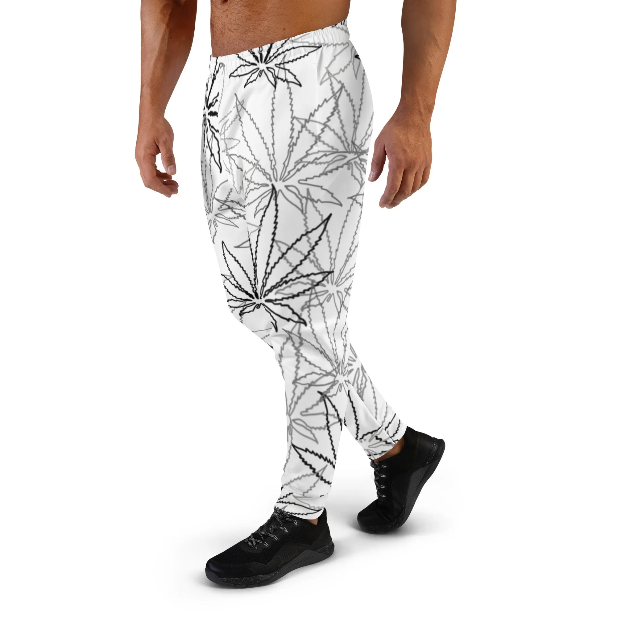 Men's White Leaf E4SO Joggers