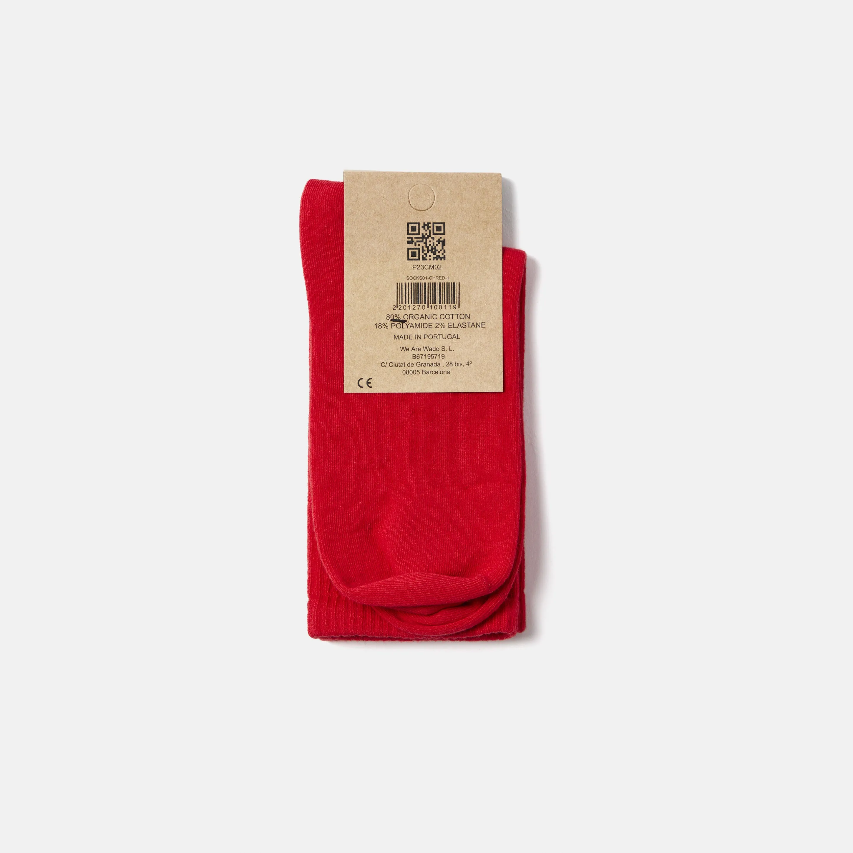 Mid-crew Everyday Socks - Cherry