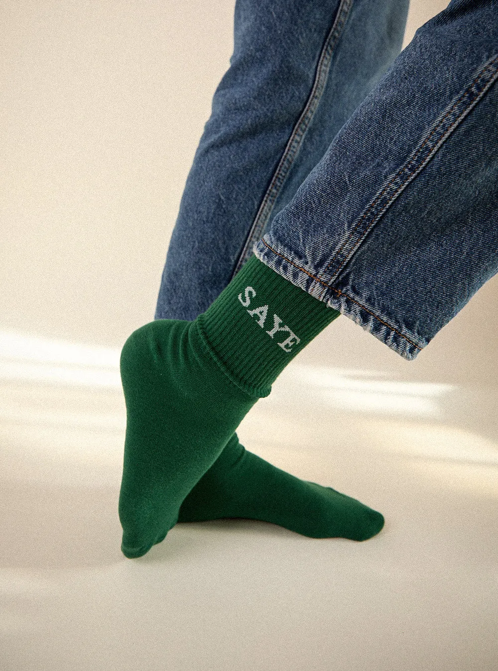 Mid-crew Everyday Socks - Pine