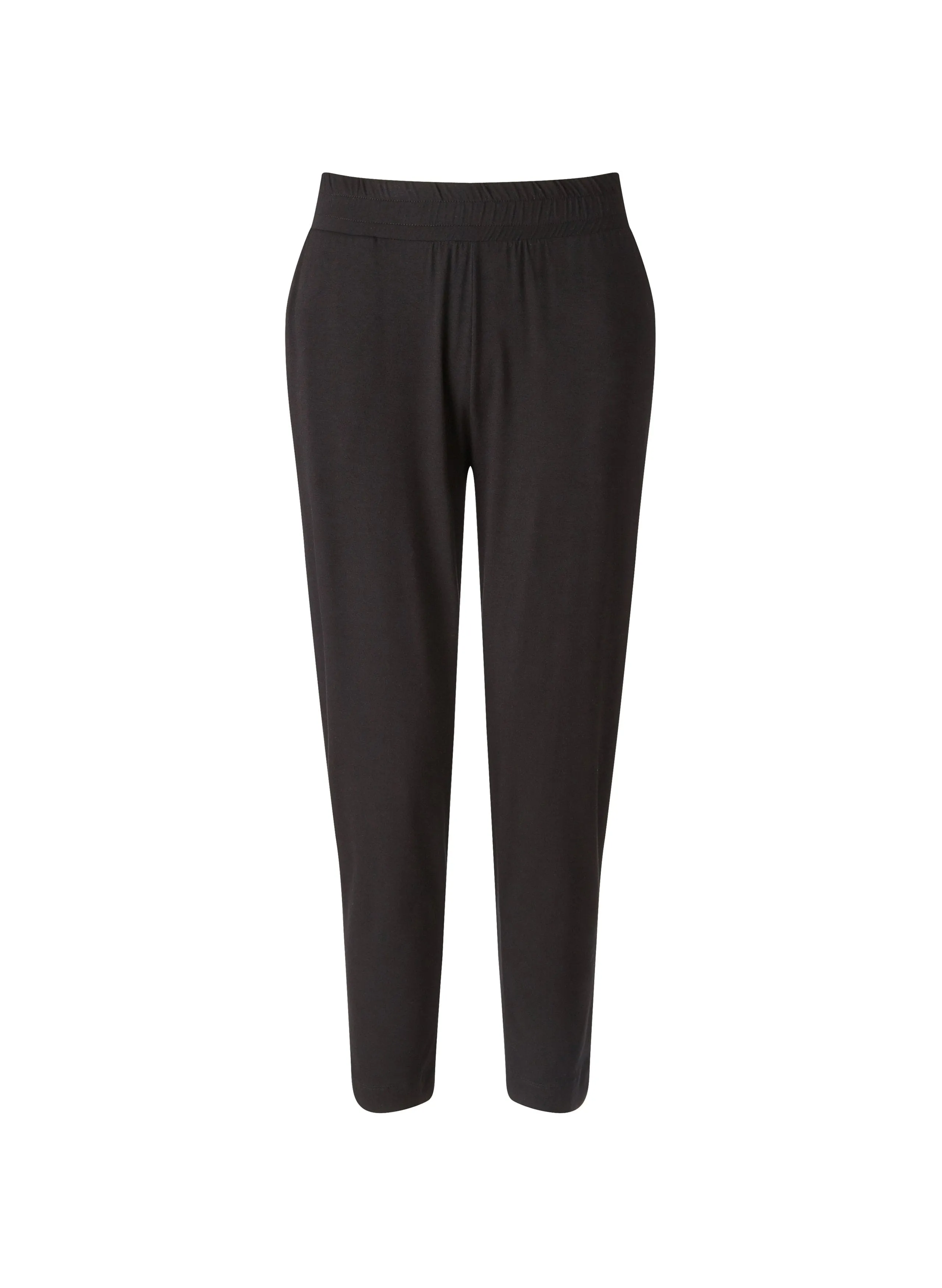 Neath LENZING ECOVERO Jersey Tapered Trousers | Caviar Black