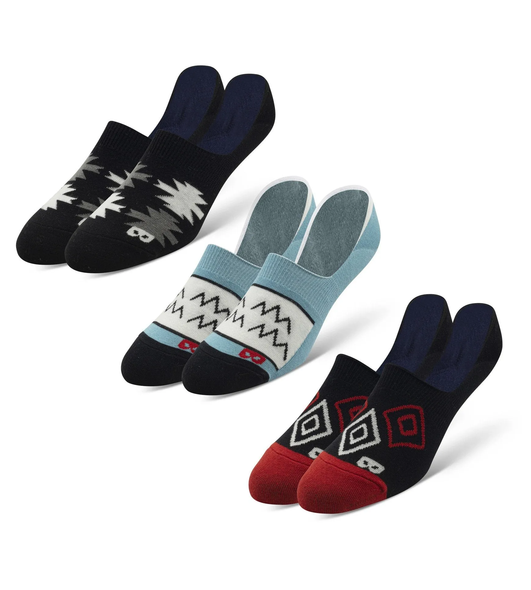 No Show Socks 3 Pack