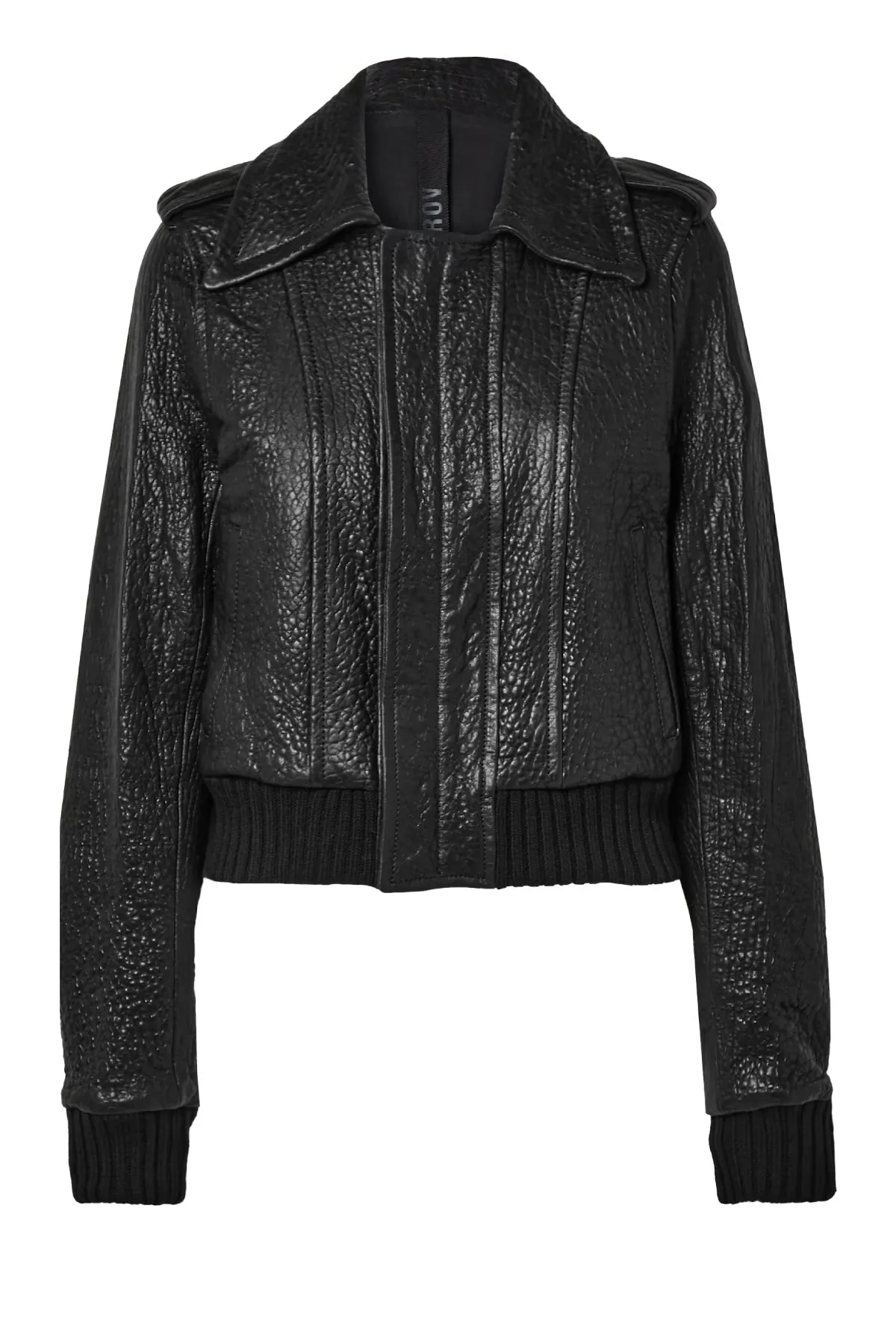 Petar Petrov Mero Premium Textured Black Leather Jacket - Stylish and Versatile Outerwear