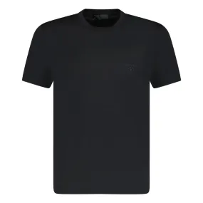 PRADA STICH LOGO T SHIRT BLACK