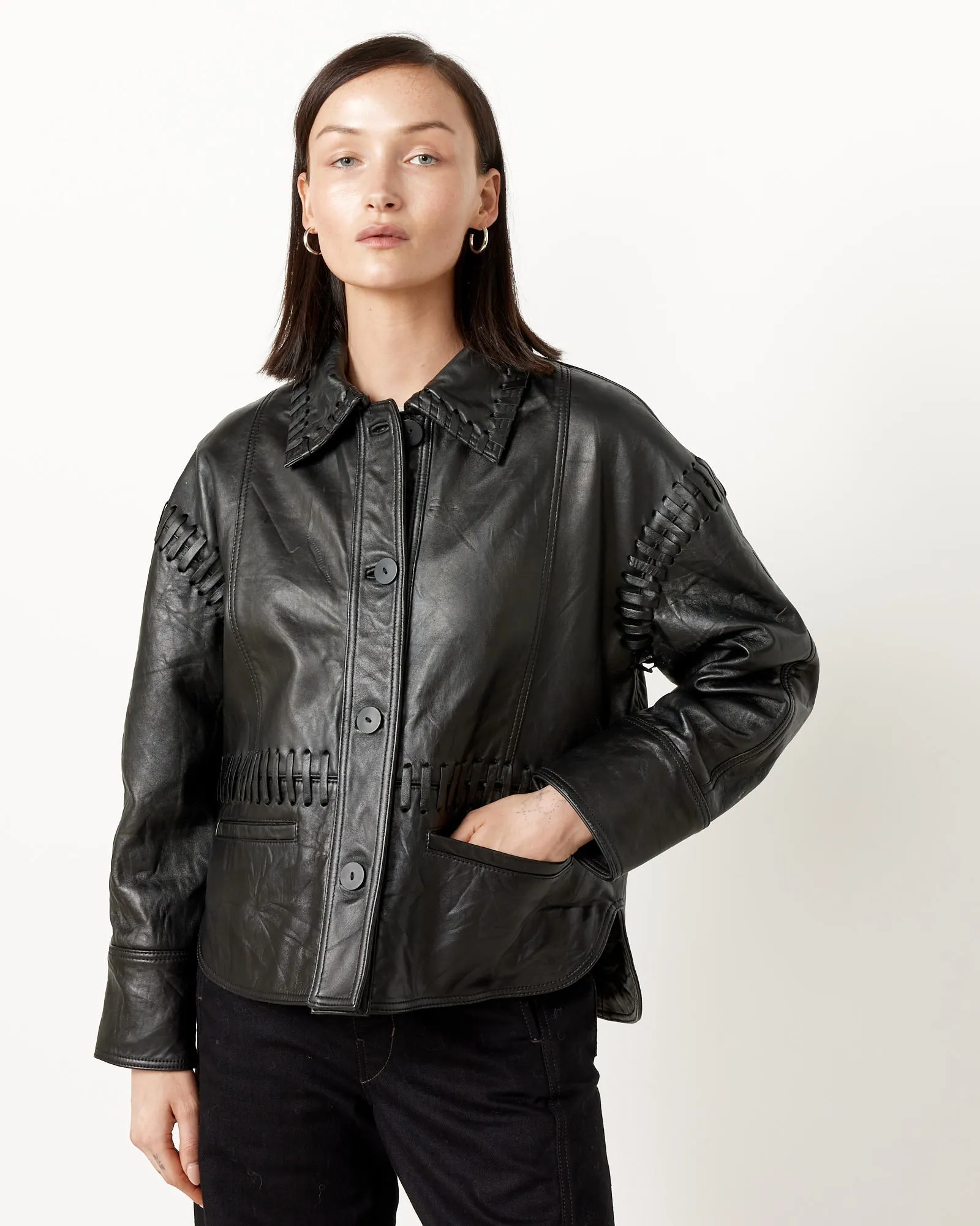 Recycled Leather Olivia Jacket