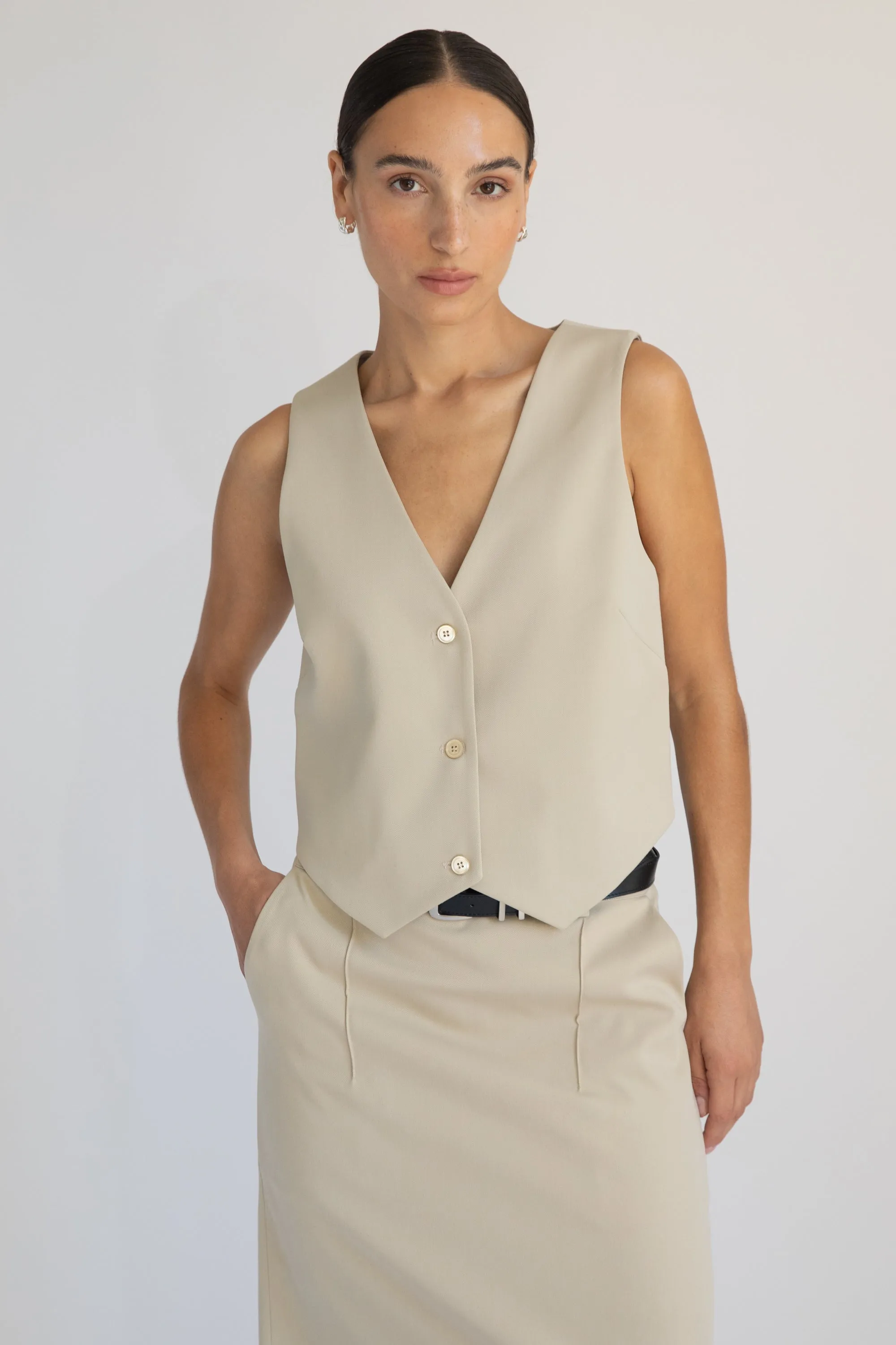 Tencel Vest