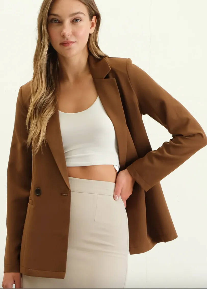 The Alyana Double Breasted Blazer