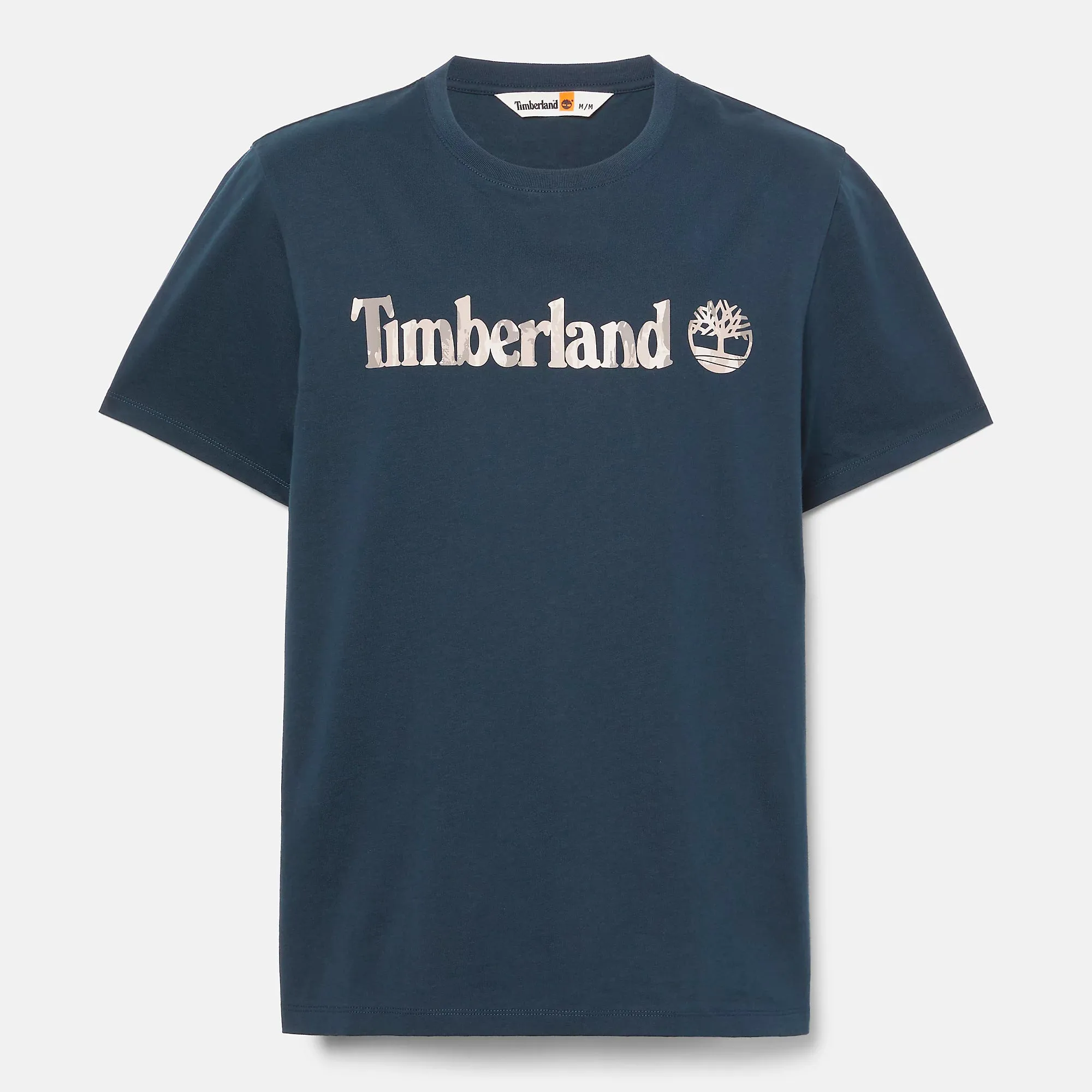 Timberland Mens 'Kennebec River' Camo Linear Logo T-Shirt