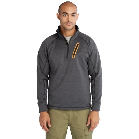 Timberland Pro Men's Reaxion 1/4 Athletic Fleece Jacket -Charcoal- TB0A55RVCV9