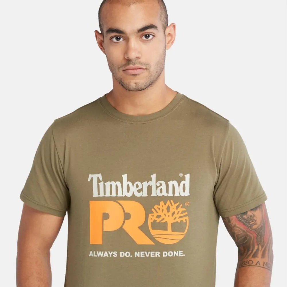 Timberland PRO Men's Short-Sleeve Graphic Work T-Shirt - Olive