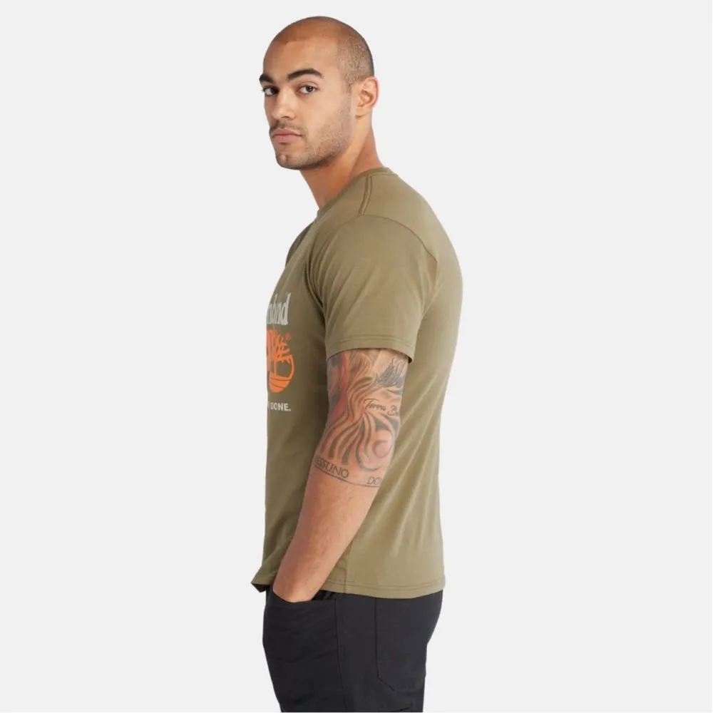 Timberland PRO Men's Short-Sleeve Graphic Work T-Shirt - Olive