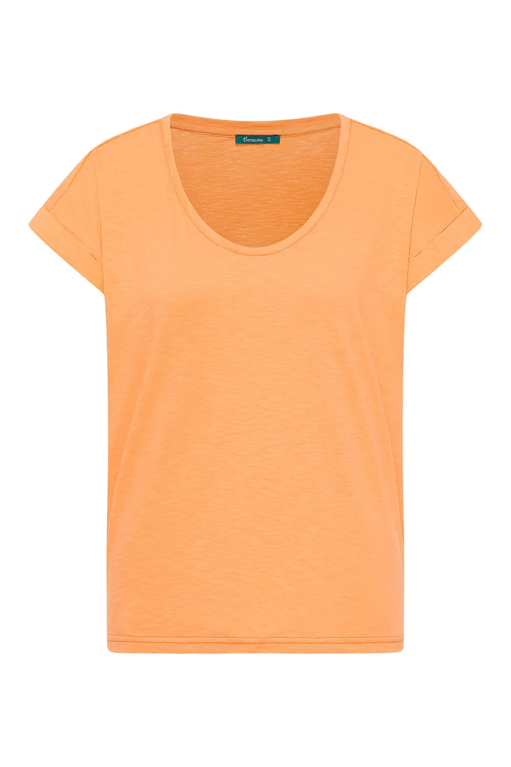 Tranquillo Melon Organic Cotton Short Sleeved Top