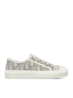 WALK`N`DIOR OBLIQUE EMBROIDERED COTTON SNEAKER