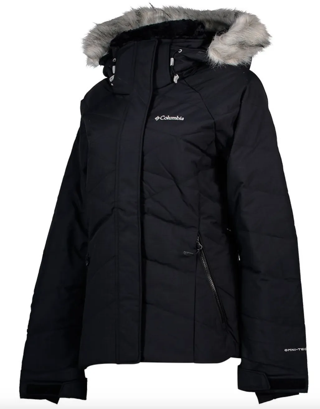 Women's Ski Jacket Black Columbia LAY D DOWN Rental Austria