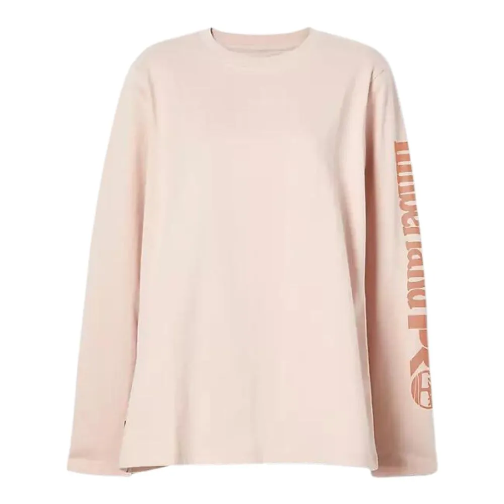 Women's Timberland PRO Cotton Core Long-Sleeve T-Shirt TB0A6D8J662 - Pink