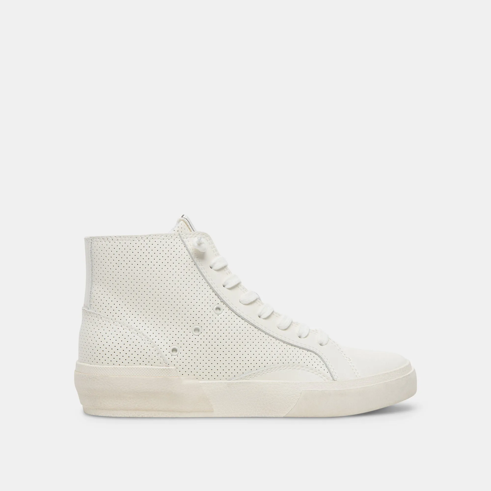 ZOHARA SNEAKERS WHITE PERFORATED LEATHER