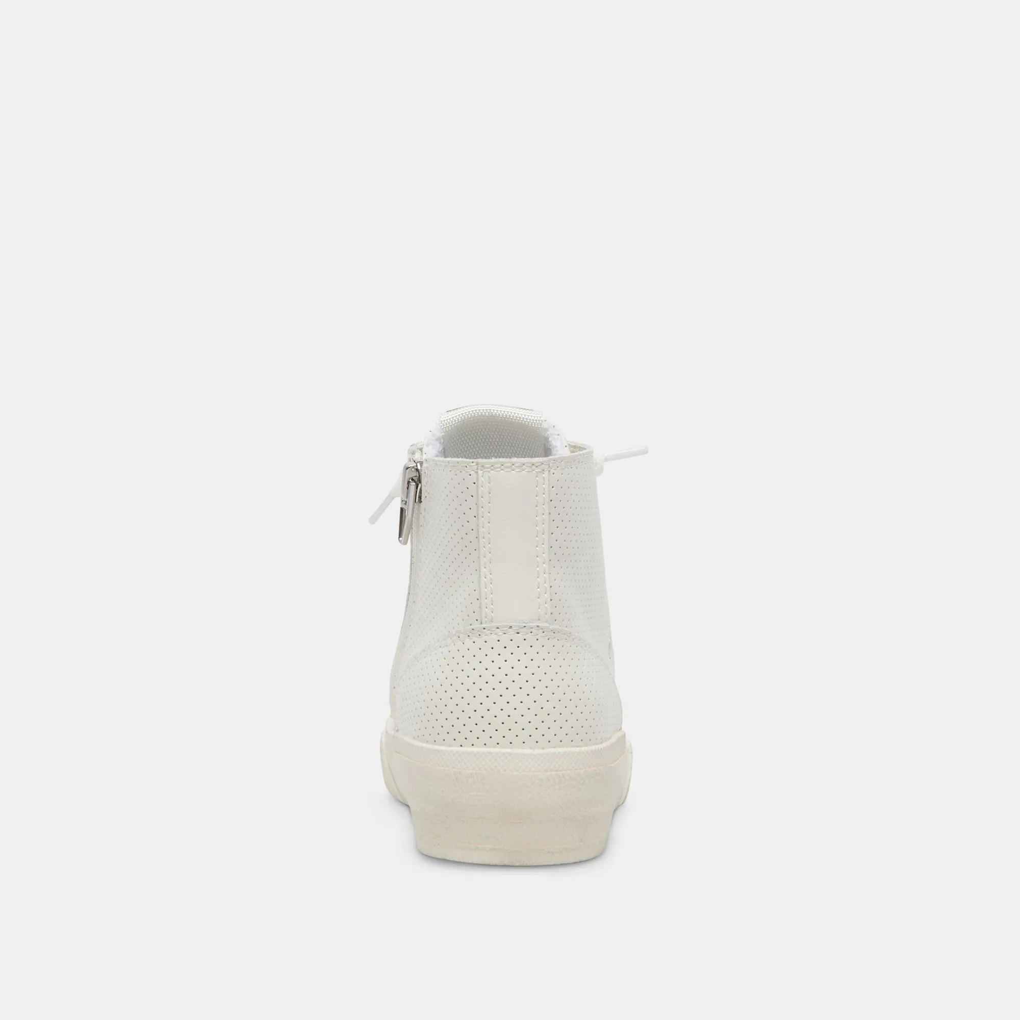 ZOHARA SNEAKERS WHITE PERFORATED LEATHER