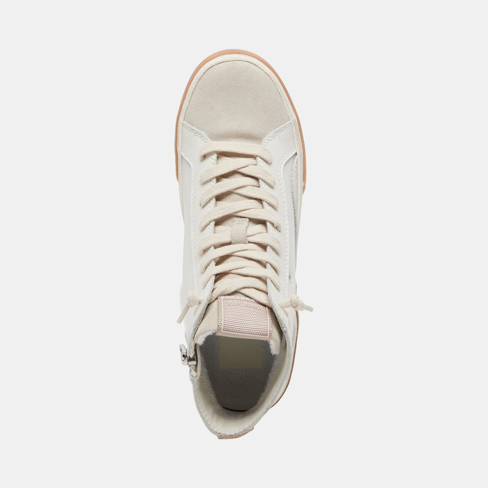 ZOHARA SNEAKERS WHITE TAN LEATHER