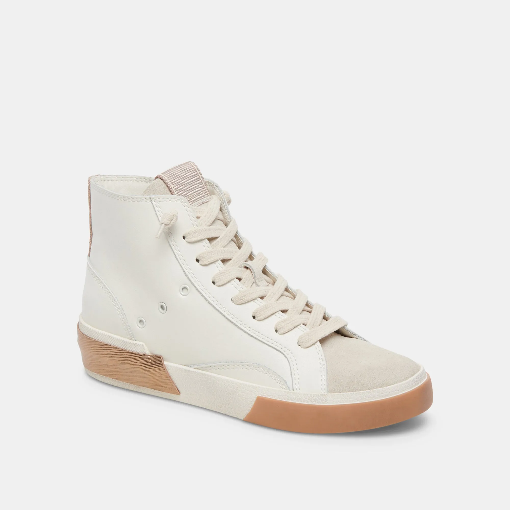 ZOHARA SNEAKERS WHITE TAN LEATHER